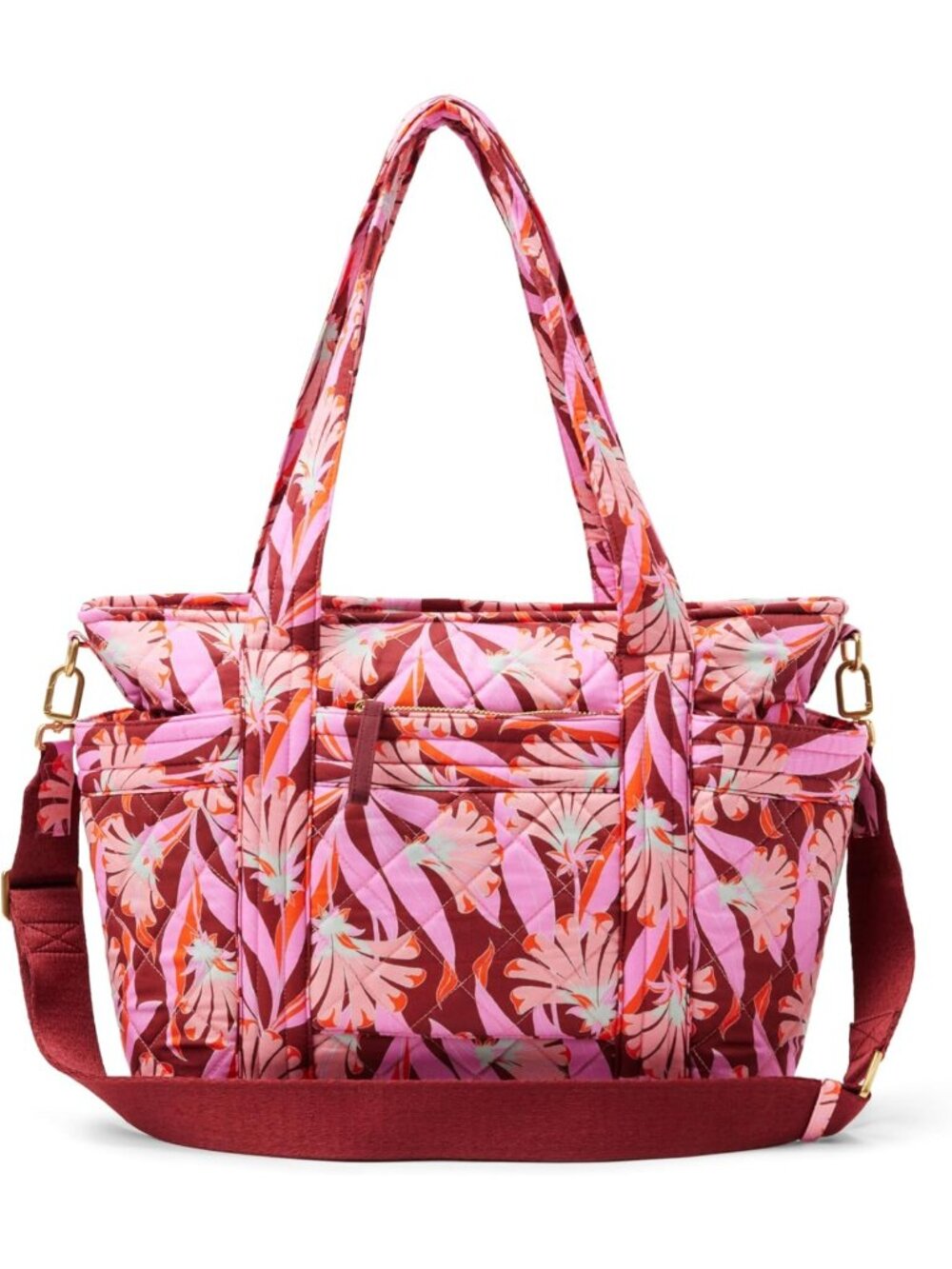 Stylish Women's Quilted Cotton Tote Bag - Versatile, Lightweight, Perfect for
